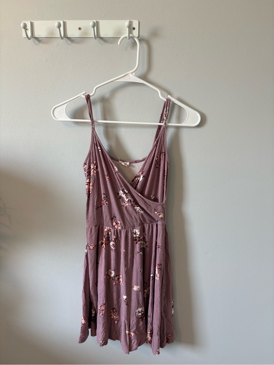 Garage Pants - Mauve Floral Sleeveless Wrap Romper